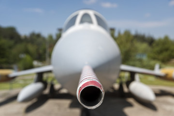 Close Up Shot Of A Fighter Plane