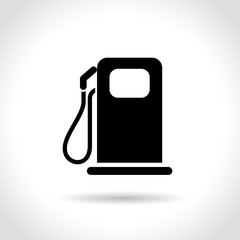 fuel icon on white background