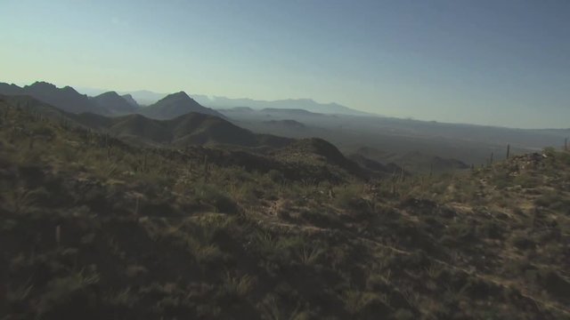 Aerial View of Mountains And Blue Sky 4