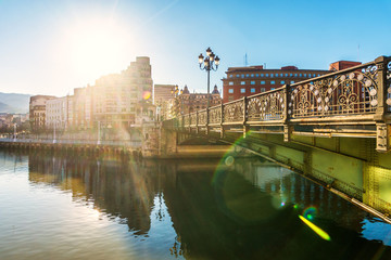bilbao city at northern Spain
