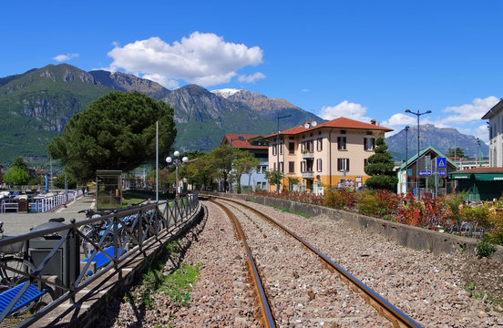 Pisogne Bahn am Iseosee - Pisogne railway near Iseo lake, Lombardy