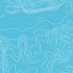 Fototapeta premium Topographic map background with space for copy . Line topography map contour background , geographic grid abstract vector illustration . Mountain hiking trail over terrain .