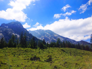 Fototapeta premium Berggipfel in den Alpen