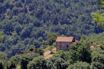 pausage de la Haute Loire au dessus des gorges de l'Allier
