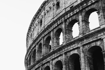 Fototapety  Koloseum o wschodzie słońca w Rzymie, Włochy
