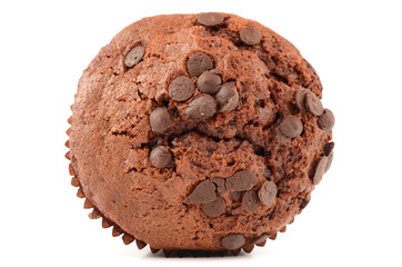 muffins on white background