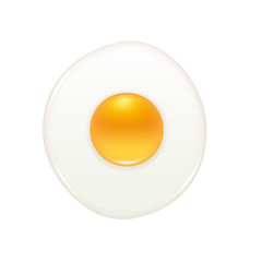 Round fried egg icon.