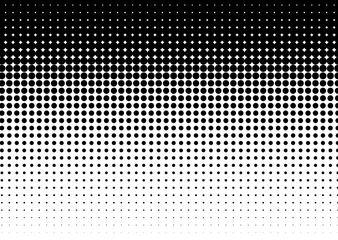 Poster de jardin Pop Art Halftone pattern. Comic background. Dotted retro backdrop with circles, dots. Design element for web banners, posters, cards, wallpapers, sites. Pop art style. Vector illustration. Black and white