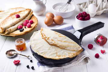 Russian pancake blini
