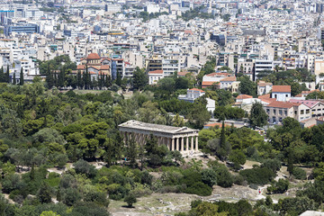 Fototapeta premium Temple of Hephaestus, Athens, Greece, Europe,