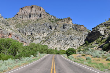 Spring Valley state park in Nevada in summertime.

