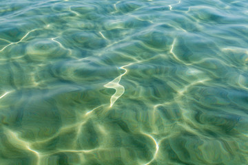 Abstract texture. Water ocean background. Clear blue ripple aqua texture