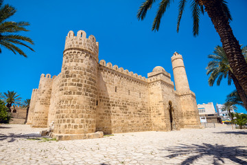 Ribat fortress of Medina in Sousse. Tunisia, North Africa