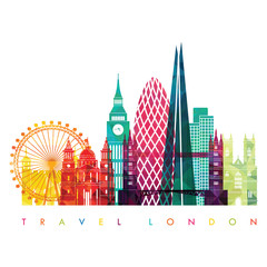 London skyline. Vector illustration - 164564151