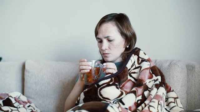 A sick woman of 35 years drinks a decoction of herbs
