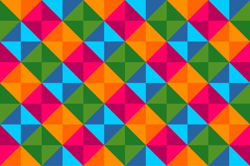 Colorful Diamonds Pattern