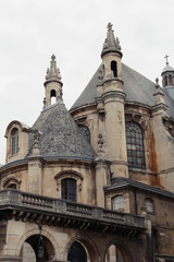 Fototapeta na wymiar Medieval building in Paris, France