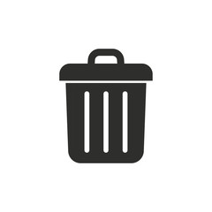 Bin - vector icon.