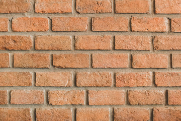Obraz premium Old brick wall background decorate at interior coffee shop