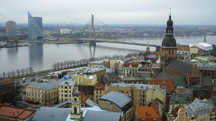 Europe  Latvia    Riga        Tourist places  Vacations  cityscape   Streets