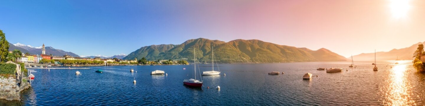 Ascona, Lago Maggiore, Panorama 