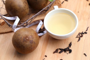lo han guo with drink
