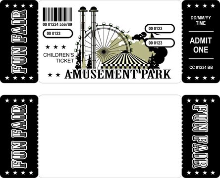 Ticket amusement park