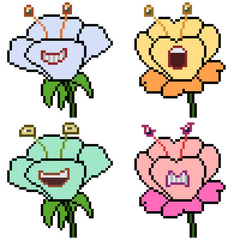 vector pixel art set