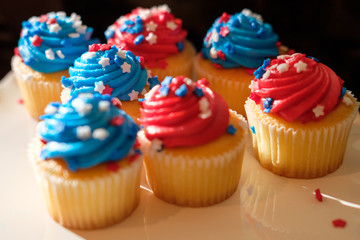Patriotic cupcakes