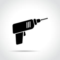 drill icon on white background