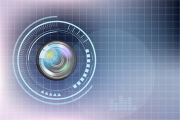 Background abstract technology communication concept. © viktorrey