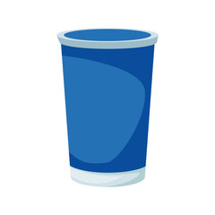 portable cup disposable beverage fresh icon