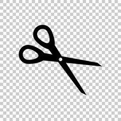 Vector icons scissors . Vector icon illustration