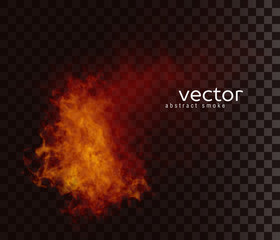 Vector illustration of smoky shape.