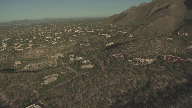 Aerial View of Desert Mountain Homes