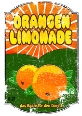 Orangen Limonade