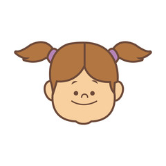 happy portrait girl granddaughter young image