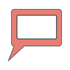 Chat bubble symbol