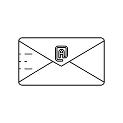 Email isolated symbol