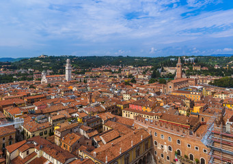 Naklejka na ściany i meble Verona cityscape - Italy