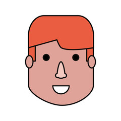 Man face cartoon