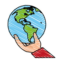 globe vector illustration