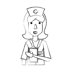Cute nurse cartoon