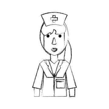 Cute nurse cartoon