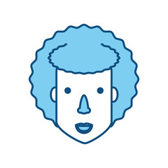 Woman face cartoon