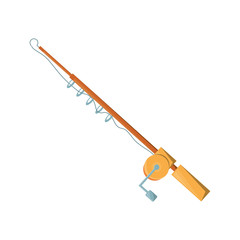 Fishing rod isolated