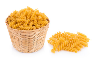 Pasta isolated on white background