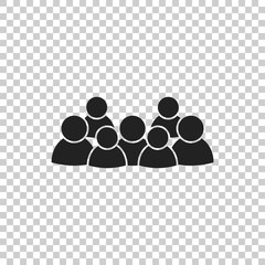 Group of people vector icon. Persons icon illustration.