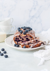 Blueberry and Oat Loaf Cake