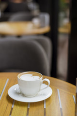 coffee cup in coffee shop